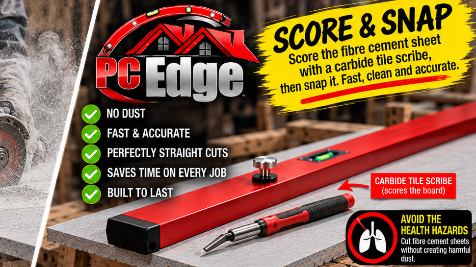 PC Edge 8 Foot cutting guide score-and-snap product flyer